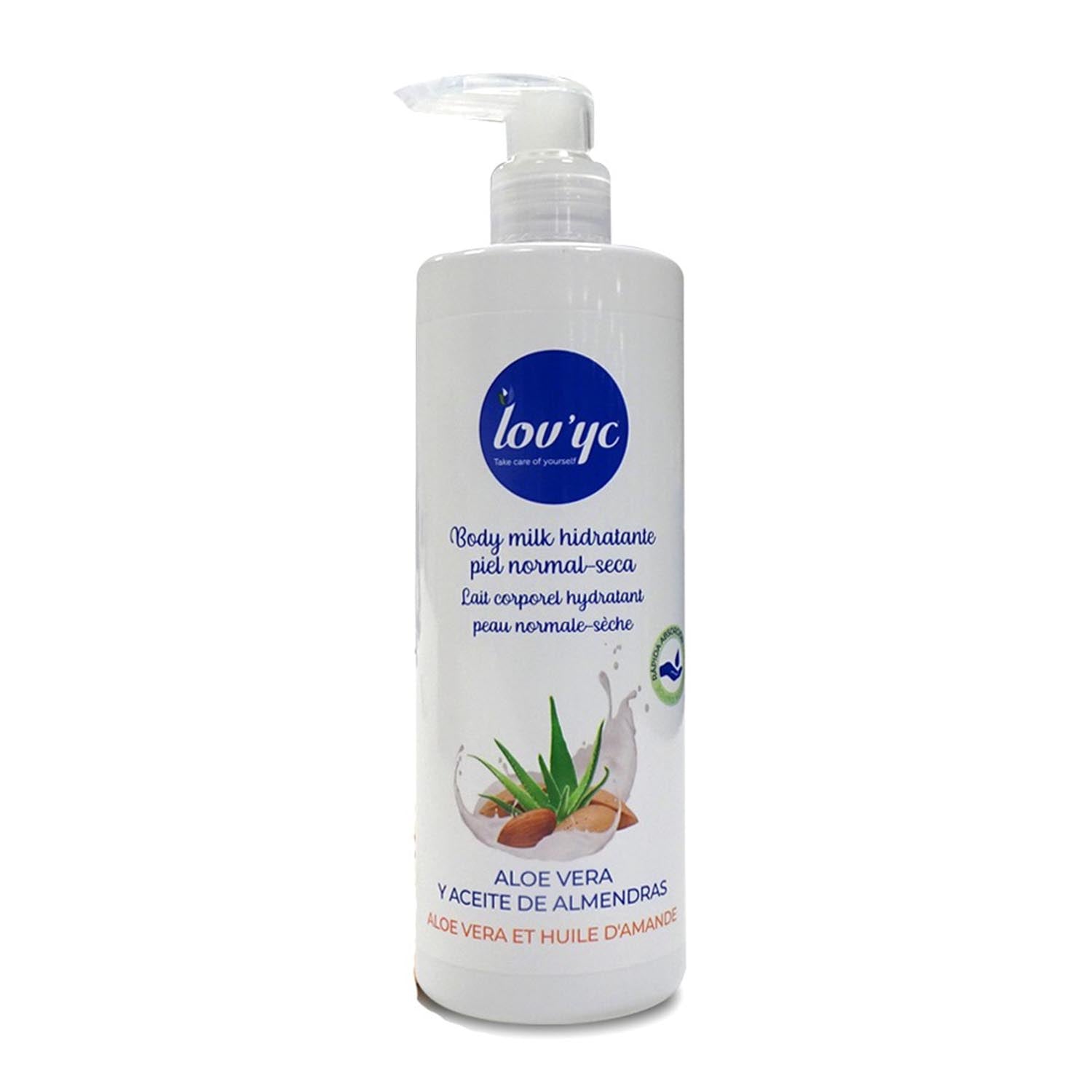 Lovyc Aloe Vera Y Almendras Leche Corporal Piel Normal A Seca400Ml